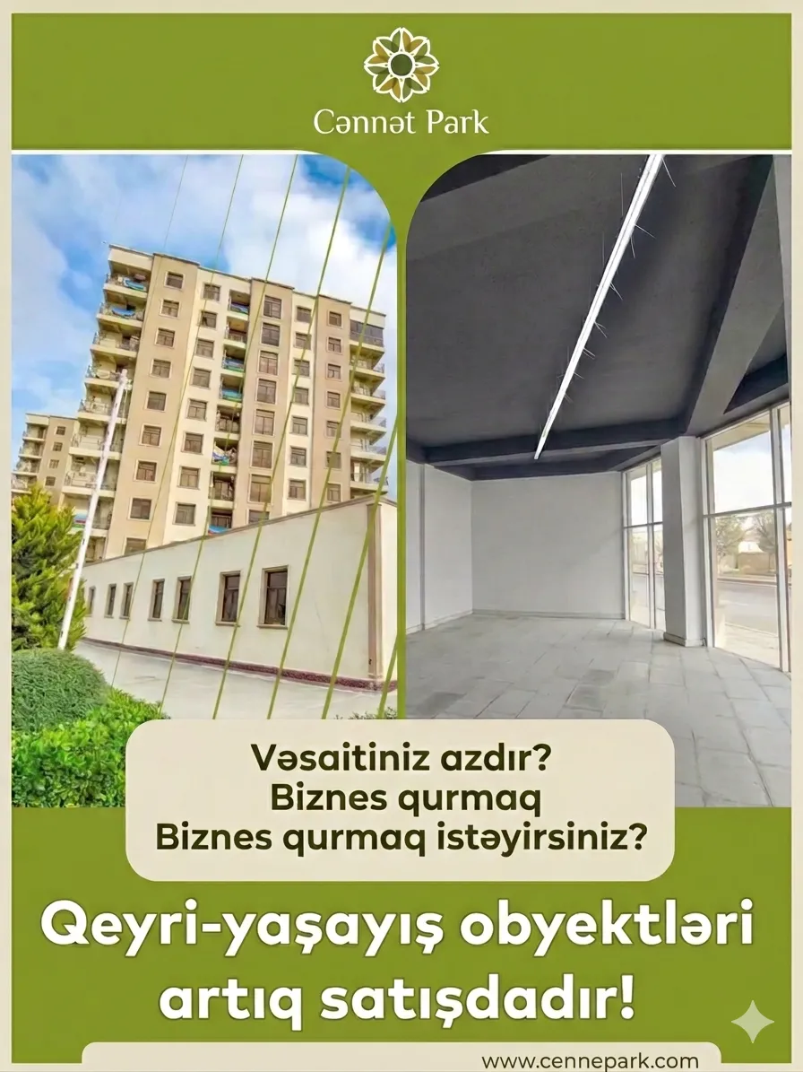 Qeyri-yaşayış Obyektləri Satışda!