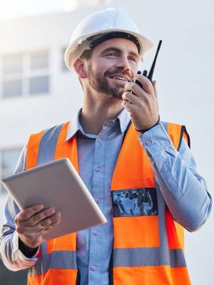 Engineering,,Construction,Worker,Or,Man,For,Project,Management,,Planning,And